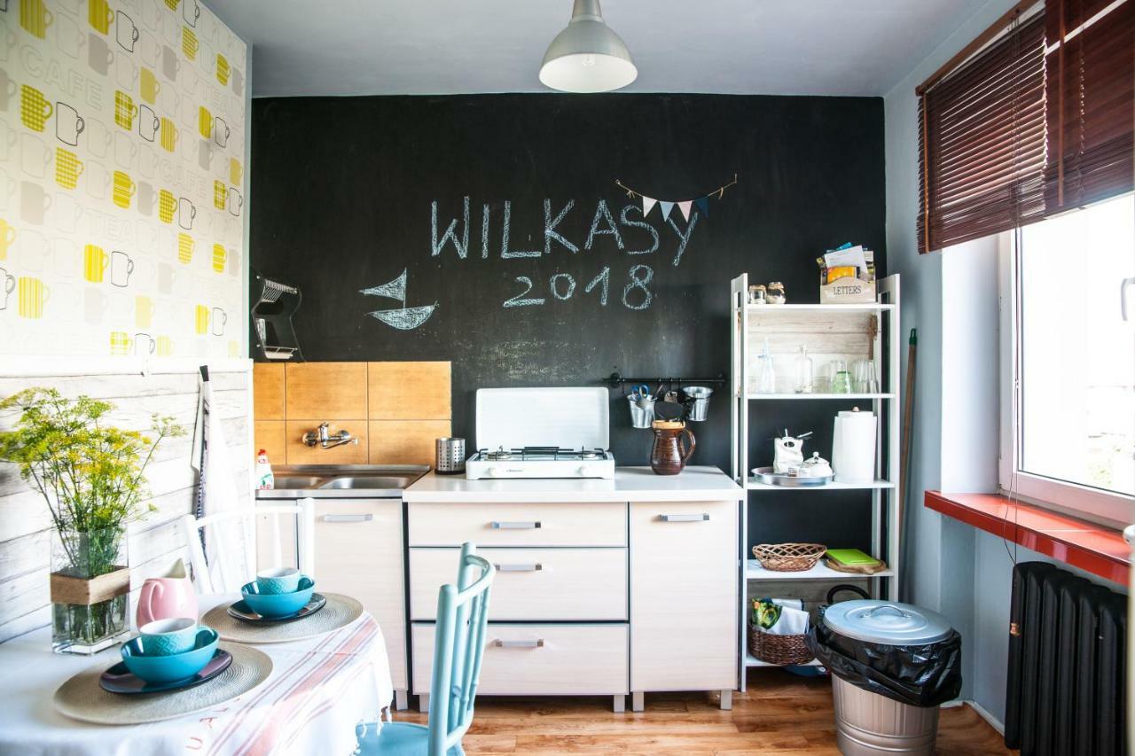 Spokojny Azyl - Wilkasyアパートメント エクステリア 写真